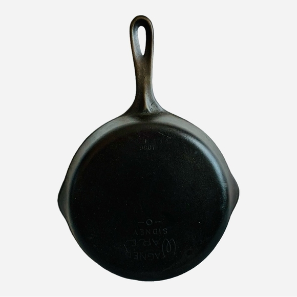 VNTG Cookware Wagner Ware Sidney Black Cast Iron Grill Pan SKILLET Grill Baker - Picture 5 of 6